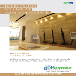 7 Star Lobby at M3M Golf Estate